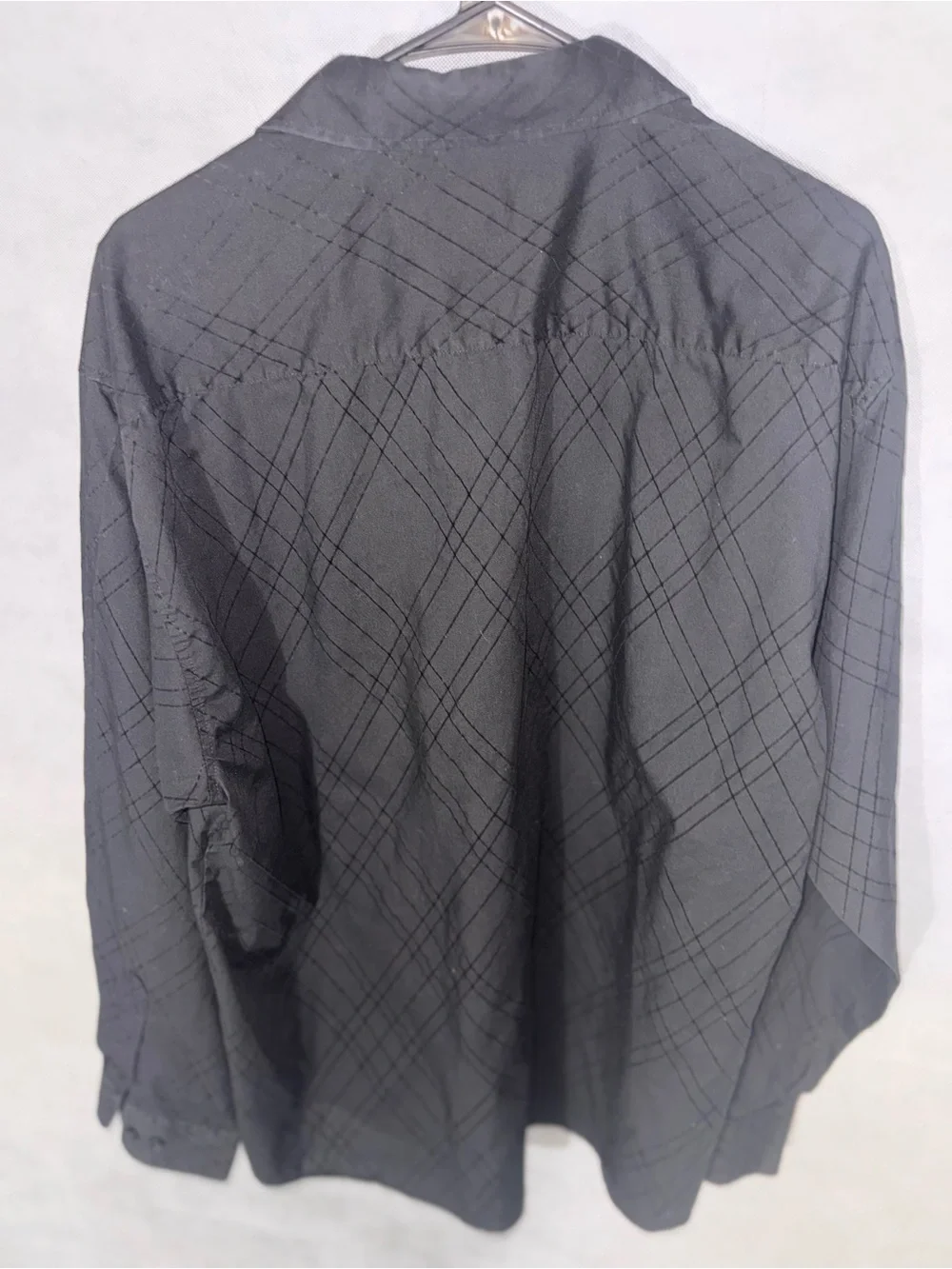 Eighty Eight Black Plaid Long-Sleeve Button-Up Shirt